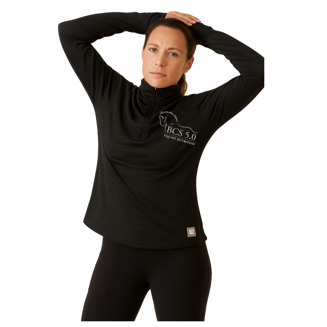 Women's Rebar Gridwork Baselayer 1/4 Zip T